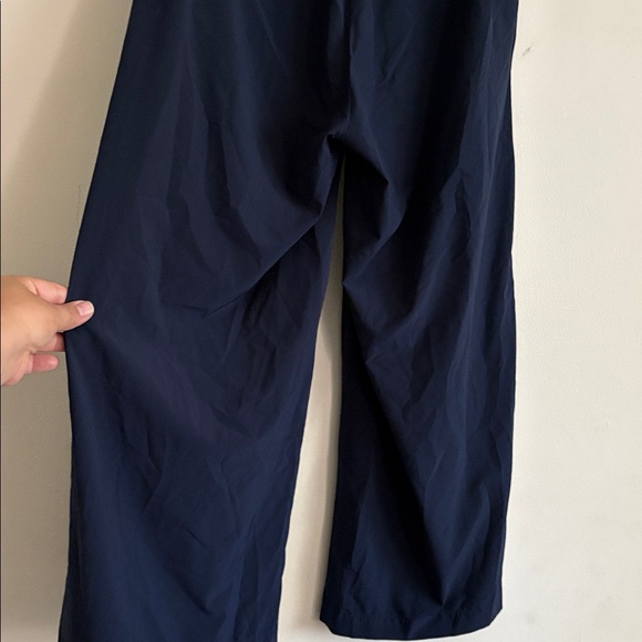 Athleta Navy Brooklyn Wide Leg Crop Pant Size 0 - Picture 10 of 11
